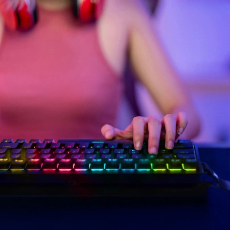 Klawiatura gamingowa Wozinsky WKGP-1165 mechaniczna podświetlana RGB - czarna