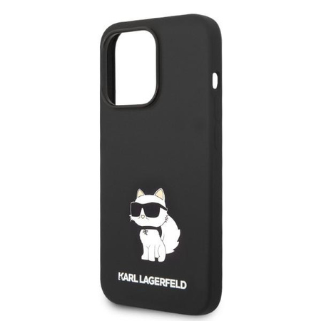 Karl Lagerfeld KLHCP14XSNCHBCK iPhone 14 Pro Max 6,7" hardcase czarny/black Silicone Choupette