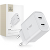 TECH-PROTECT ŁADOWARKA DO TELEFONÓW 2-PORTOWA PD20W SZYBKIE ŁADOWANIE USB-C