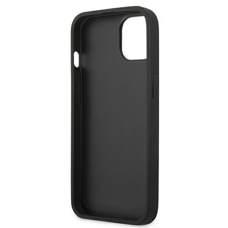 Guess GUHCP13SSA4GSGR iPhone 13 mini 5,4" szary/grey hardcase Saffiano 4G Metal Logo