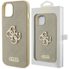 Etui Guess Perforated 4G Glitter do iPhone 15 - złote