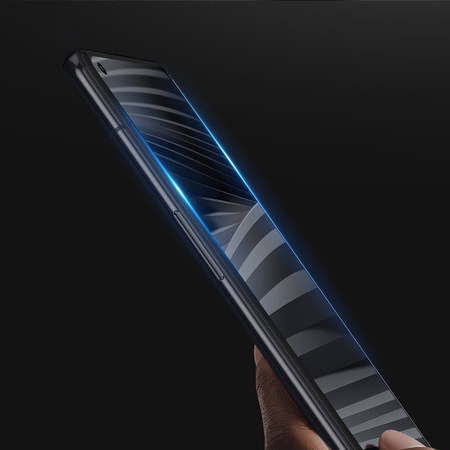 Dux Ducis 9D Tempered Glass wytrzymałe szkło hartowane 9H na cały ekran z ramką Realme 8i czarny (case friendly)