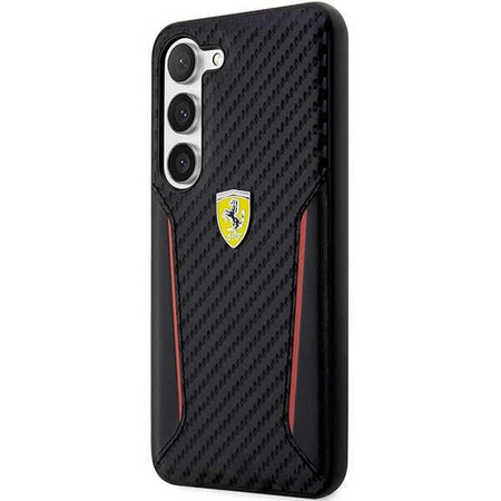 Ferrari FEHCS23MNPYK S23+ S916 czarny/black hardcase Carbon Contrast Edges