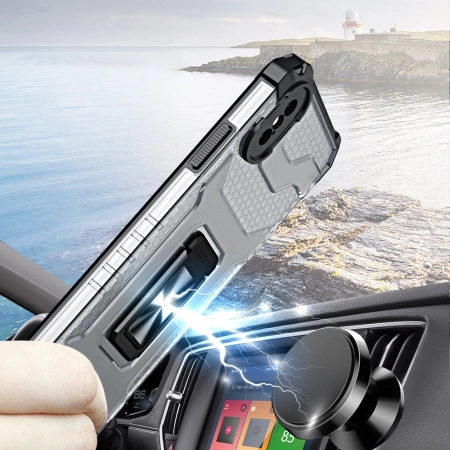 HURTEL CRYSTAL RING CASE PANCERNE ETUI DO IPHONE XS MAX MAGNETYCZNY UCHWYT