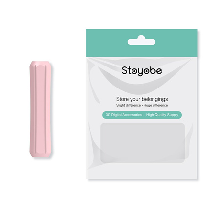 Stoyobe Silicone Holder uchwyt silikonowy dla Apple Pencil 1 / Apple Pencil 2 / Huawei M-Pencil różowy