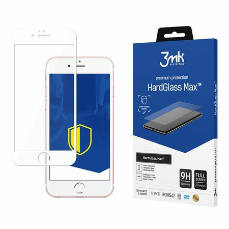 3MK HARDGLASS DO APPLE IPHONE 6 PLUS FULLSCREEN SZKŁO HARTOWANE OCHRONA
