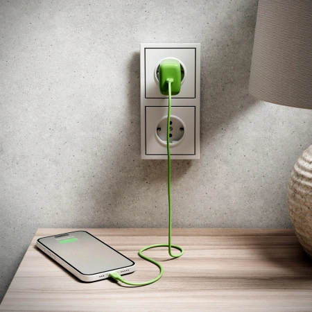 Ładowarka sieciowa Puro Pro Lite 30W USB-C  - zielona