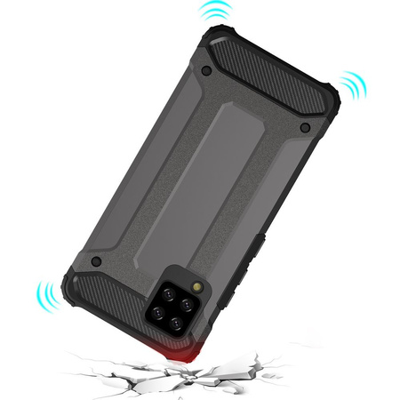 Hybrid Armor pancerne hybrydowe etui pokrowiec Xiaomi Redmi Note 10 5G / Poco M3 Pro srebrny