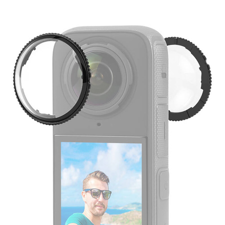 PULUZ OSŁONA ZE SZKŁA OPTYCZNEGO DO INSTA360 X4 OCHRONA NA OBIEKTYW