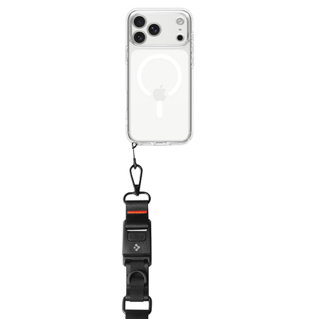 Spigen Universal Crossbody Lanyard Strap (Strap 1P + ConTag 1P + Connector 2P) DA30M, black