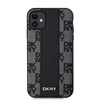 DKNY ETUI HARDCASE DO IPHONE 11 Xr6.1 DO MAGSAFE SKÓRZANE WZÓR CHECKERED
