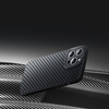 Pancerne etui iPhone 14 Pro kompatybilne z MagSafe szkło hartowane Baseus Synthetic Fiber - czarne