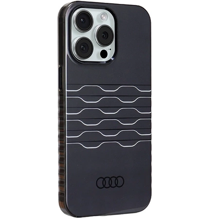 Etui Audi IML MagSafe na iPhone 15 Pro Max - czarne