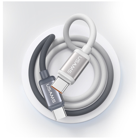 USAMS KABEL USB-C USB-C 60W PD DO TELEFONÓW IPHONE 12 13 14 1.2M SZYBKIE