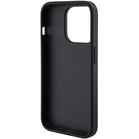 GUESS POKROWIEC DO IPHONE 15 PRO 6.1 HARDCASE GRIP STAND Z DODATKIEM STRASS