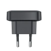 Ładowarka Acefast A100 65W GaN 2 USB-C+ USB-A ultra cienka - czarna