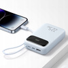 MCDODO POWERBANK 10000MAH WITH DISPLAY USB USB-C 22.5W + LIGHTNING CABLE