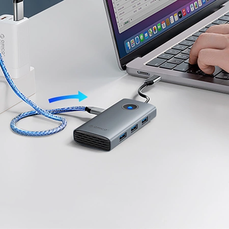 ORICO HUB USB-C PW11-5P 1X USB-A 3.0 2X USB-A 2.0 1X HDMI DO KONSOL GIER