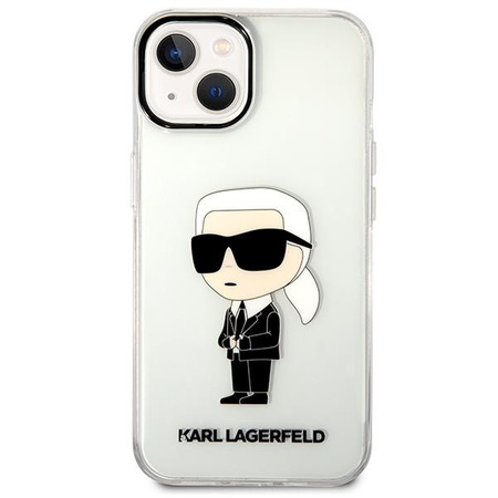 Karl Lagerfeld KLHCP14MHNIKTCT iPhone 14 Plus 6,7" transparent hardcase Ikonik Karl Lagerfeld