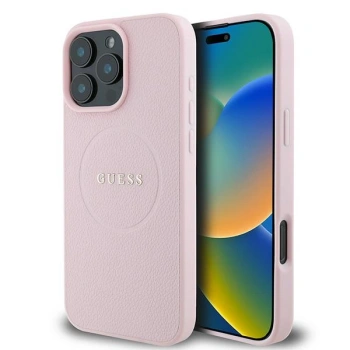 GUESS ETUI HARDCASE GRAINED RING DO MAGSAFE DO IPHONE 15 PRO MAX 6.7