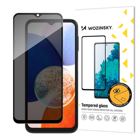 Wozinsky Privacy Glass szkło hartowane Samsung Galaxy A13 z filtrem Anti Spy prywatyzujące