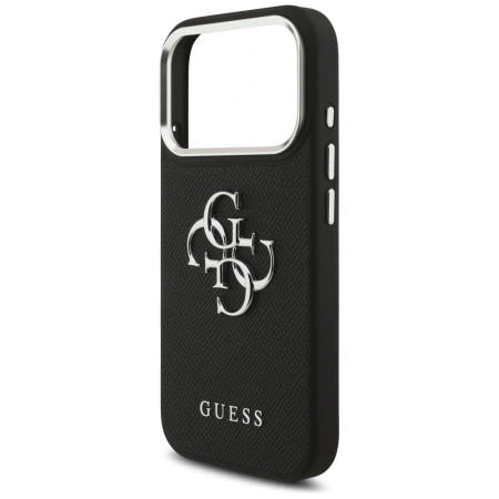 GUESS ETUI DO IPHONE 17 PRO GRANULOWANE LOGO 4G MAGNETYCZNE Z LOGO