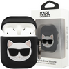 Karl Lagerfeld KLACA2SILCHBK AirPods cover czarny/black Silicone Choupette