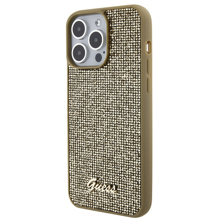 GUESS ETUI HARD CASE DO IPHONE 15 PRO MAX 6.7 DISCO METAL SCRIPT Z LOGO