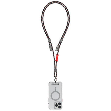 Uniwersalna smycz do telefonu kabel 2w1  Skinarma Dyno Ve USB-C/USB-C czarny