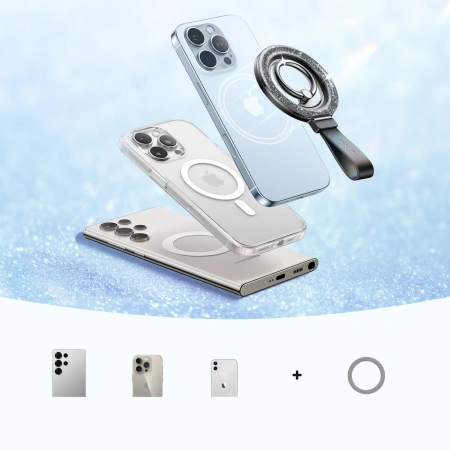 JOYROOM UCHWYT SAMOCHODOWY MAGNETYCZNY RING DO TELEFONU MAGSAFE SOLIDNY