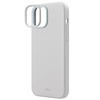 UNIQ etui Lino Hue iPhone 15 6.1" Magclick Charging jasnoszary/chalk grey