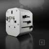 Adapter podróżny SBS TEADAPTUSBTCUNI USB-C USB-A uniwersalny - biały