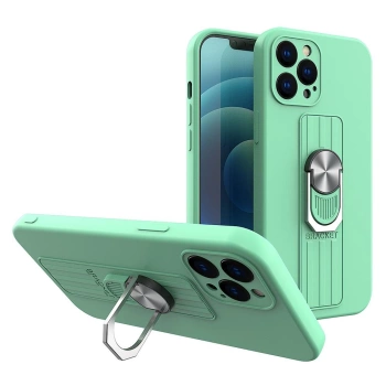 HURTEL ETUI RING DO SAMSUNG GALAXY A22 4G SILIKONOWE Z UCHWYTEM I PODSTAWKĄ