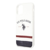 Etui U.S. Polo Assn. Tricolor Pattern Collection na iPhone 11 Pro - białe