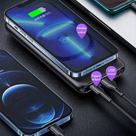 USAMS POWERBANK PB62 QC3.0 PD 10000MAH MAGNETIC WIRELESS DO IPHONE 12 13 14