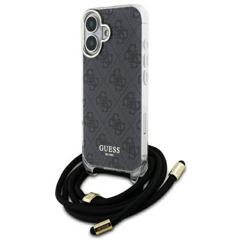 GUESS HARDCASE POKROWIEC DO IPHONE 16 6.1 CALA Z PASEM CROSSBODY OCHRONNY
