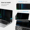 FOLIA PRYWATYZUJĄCA SPIGEN SAFE VIEW MACBOOK PRO 14 M1 / M2 / M3 / M4 / M5 2021-2025 PRIVACY