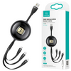 USAMS KABEL 3W1 U69 DO DO LIGHTNING MICRO USB USB-C 1M DO ŁADOWANIA