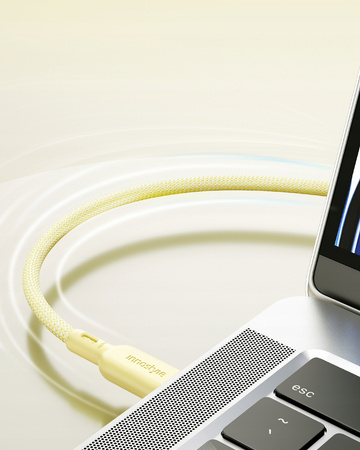 INNOSTYLE KABEL USB-C SZYBKIE ŁADOWANIE DO IPHONE SAMSUNG KEVLAR 240W 2M