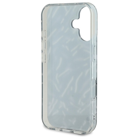 KARL LAGERFELD KLHCP16SHZBPKCCU CASE DO IPHONE 16 6.1 ZEBRA Z CORD Z WZOREM