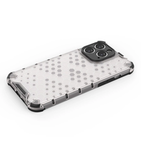 HURTEL POKROWIEC HONEYCOMB DO IPHONE 14 PRO PANCERNY PRZEZROCZYSTY OCHRONA