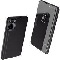 Clear View Case futerał etui z klapką Xiaomi Redmi Note 11 Pro+ 5G (China) / 11 Pro 5G (China) / Mi11i HyperCharge / Poco X4 NFC 5G czarny