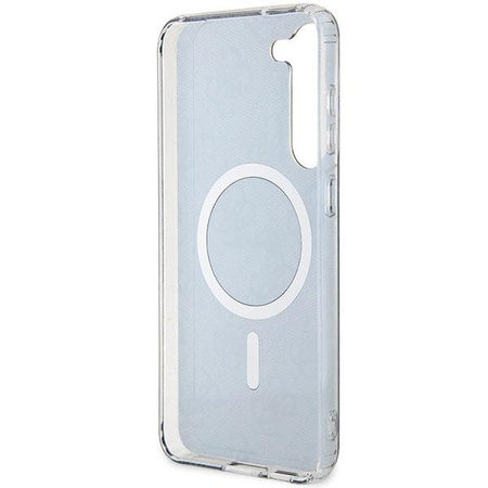 Etui Guess GUHMS23MH4STK S23+ S916 - czarne 4G MagSafe