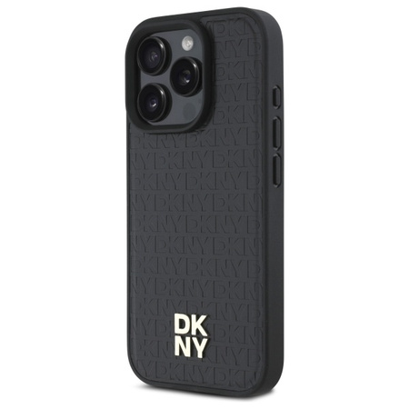DKNY ETUI HARDCASE DO IPHONE 16 PRO MAX DO MAGSAFE Z LOGO WZÓR POWTÓRZENIE