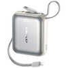 Powerbank Awei AS-181 10000mAh 35W USB-C + kable Lightning/USB-C srebrny