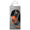 UNIQ pasek Revix Apple Watch Series1/2/3/4/5/6/7/8/9/SE/SE2/Ultra/Ultra 2 42/44/45/49mm. Reversible Magnetic szary-pomarańczowy/grey-orange