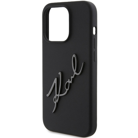 KARL LAGERFELD KLHCP15LSKSBMCK CASE DO IPHONE 15 PRO SILIKONOWE KARL SCRIPT