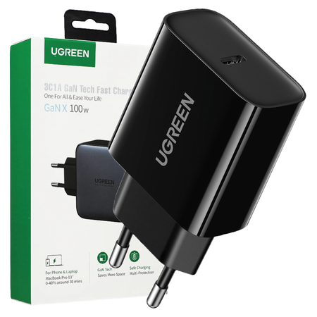 UGREEN ŁADOWARKA EU 20W USB-C PD3.0 DO TABLETÓW TELEFONÓW SZYBKIE ŁADOWANIE