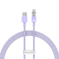 BASEUS KABEL USB-A 100W DO TELEFONÓW 1M Z INTELIGENTNYM CZUJNIKIEM