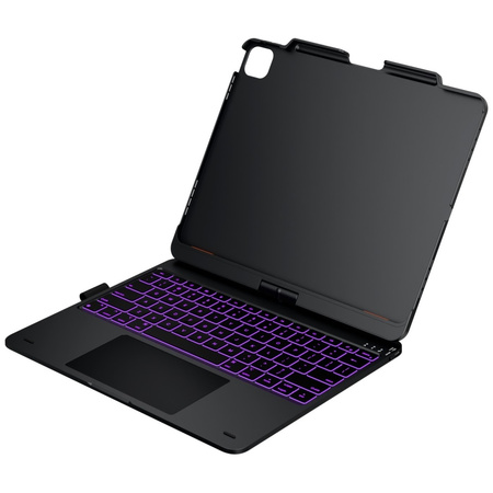 Etui Typecase Flexbook Touch             z klawiaturą do iPad Air 13" 2024/2025 czarny